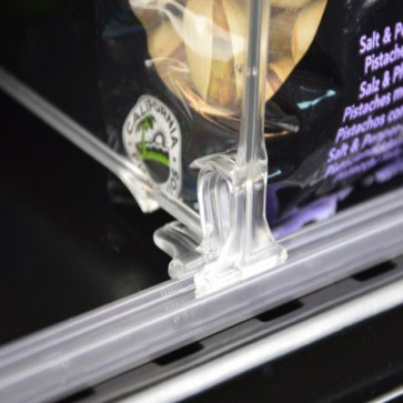 Rail avant ou arrière Blanc / Magnétique / Longueur 1245 mm