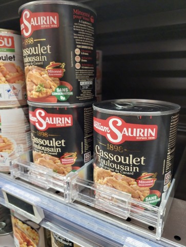 KIT EASYPULL pour conserves - 1 tablette - Lg 1330 mm - Prof 600 mm