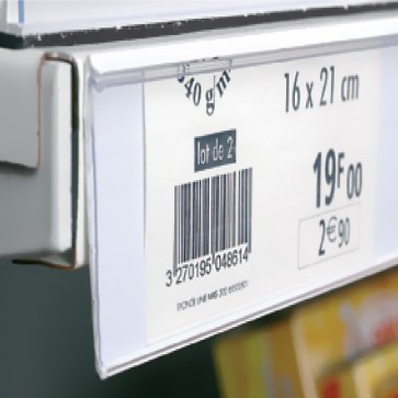 Porte-étiquettes papier adhésif