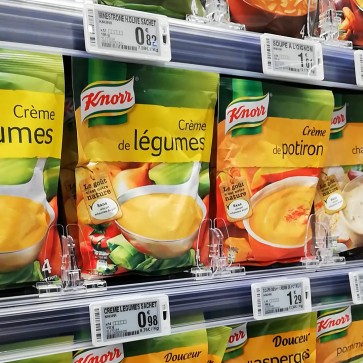 KIT EASYPUSH pour Soupes déshydratées - 1 élément - 9 niveaux - Lg 1330 mm