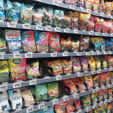 KIT EASYPUSH pour Confiserie de sucre - 1 élément - 8 niveaux - Lg 1330 mm