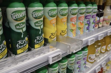 KIT EASYPULL pour soft et eau aromatisée - 1 tablette - Lg 1330 mm - Prof 400 mm