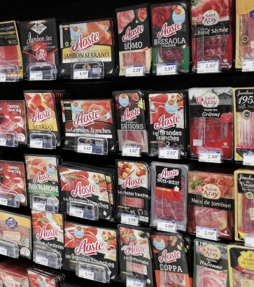 KIT EASYFACING pour jambon cru - 1 élément - 5 niveaux - Lg 1240 mm - Prof 400 mm