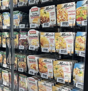 KIT EASYFACING pour plats cuisinés frais - 1 élément - 5 niveaux - Lg 1240 mm - Prof 400 mm