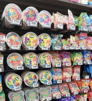 KIT EASYFACING pour bonbons - 1 élément - 7 niveaux - Lg 1000 mm - Prof 400 mm