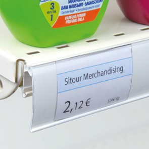 Porte-étiquettes papier à clipser