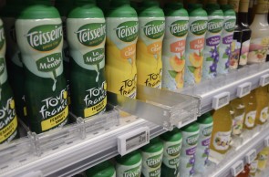 KIT EASYPULL pour soft et eau aromatisée - 1 tablette - Lg 1330 mm - Prof 600 mm