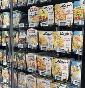 KIT EASYFACING pour plats cuisinés frais - 1 élément - 5 niveaux - Lg 1240 mm - Prof 460 mm